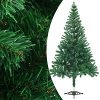 vidaXL Künstlicher Weihnachtsbaum mit LEDs & Kugeln 120 cm 230 Äste