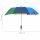 vidaXL Faltbarer Regenschirm Automatisch Mehrfarbig 124 cm