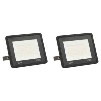 vidaXL LED-Fluter 2 Stk. 50W Warmweiß