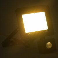 vidaXL LED-Fluter mit Sensor 30 W Warmweiß