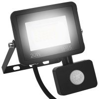 vidaXL LED-Fluter mit Sensor 20 W Kaltweiß