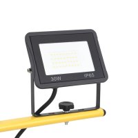 vidaXL LED-Fluter mit Stativ 2x30 W Warmweiß