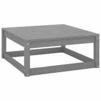 vidaXL 5-tlg. Garten-Lounge-Set Grau Kiefer Massivholz