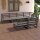 vidaXL 7-tlg. Garten-Lounge-Set Grau Kiefer Massivholz