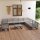 vidaXL 11-tlg. Garten-Lounge-Set Grau Kiefer Massivholz