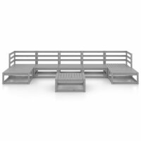 vidaXL 8-tlg. Garten-Lounge-Set Kiefer Massivholz