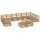 vidaXL 12-tlg. Garten-Lounge-Set Massivholz Kiefer