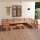 vidaXL 10-tlg. Garten-Lounge-Set Massivholz Kiefer