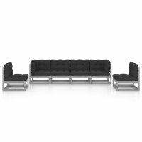 vidaXL 6-tlg. Garten-Lounge-Set mit Kissen Kiefer Massivholz