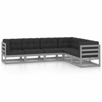 vidaXL 6-tlg. Garten-Lounge-Set mit Kissen Kiefer Massivholz