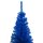 vidaXL K&uuml;nstlicher Weihnachtsbaum mit LEDs &amp; Kugeln Blau 150 cm PVC