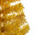 vidaXL Künstlicher Weihnachtsbaum mit LEDs & Kugeln Golden 210 cm PET