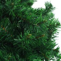 vidaXL Künstlicher Weihnachtsbaum mit LEDs & Kugeln 210 cm 910 Zweige