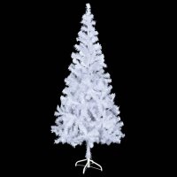 vidaXL Künstlicher Weihnachtsbaum mit LEDs & Kugeln 180 cm 620 Zweige