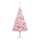 vidaXL Künstlicher Weihnachtsbaum mit LEDs & Kugeln Rosa 240cm PVC