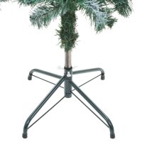 vidaXL Weihnachtsbaum Beschneit mit LEDs, Kugeln &amp; Zapfen 150 cm