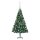 vidaXL Künstlicher Weihnachtsbaum mit LEDs & Kugeln Grün 120 cm PVC