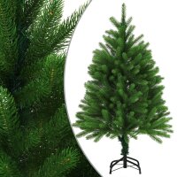 vidaXL Künstlicher Weihnachtsbaum mit LEDs & Kugeln 120 cm Grün