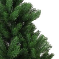 vidaXL K&uuml;nstlicher Weihnachtsbaum Nordmann LED &amp; Kugeln Gr&uuml;n 120 cm