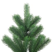 vidaXL K&uuml;nstlicher Weihnachtsbaum Nordmann LED &amp; Kugeln Gr&uuml;n 120 cm