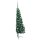 vidaXL Künstlicher Halber Weihnachtsbaum mit LEDs & Kugeln Grün 180 cm