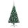 vidaXL Künstlicher Halber Weihnachtsbaum mit LEDs & Kugeln Grün 240 cm