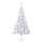 vidaXL Künstlicher Weihnachtsbaum mit LEDs & Kugeln L 240 cm Weiß