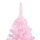vidaXL Künstlicher Weihnachtsbaum mit LEDs & Kugeln Rosa 150 cm PVC