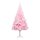 vidaXL K&uuml;nstlicher Weihnachtsbaum mit LEDs &amp; Kugeln Rosa 240 cm PVC