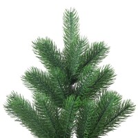 vidaXL K&uuml;nstlicher Weihnachtsbaum Nordmann LED &amp; Kugeln Gr&uuml;n 150 cm