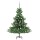 vidaXL K&uuml;nstlicher Weihnachtsbaum Nordmann LED &amp; Kugeln Gr&uuml;n 150 cm