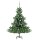 vidaXL K&uuml;nstlicher Weihnachtsbaum Nordmann LED &amp; Kugeln Gr&uuml;n 180 cm