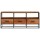 vidaXL TV-Schrank 110x30x45 cm Massivholz Akazie