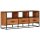 vidaXL TV-Schrank 110x30x45 cm Massivholz Akazie