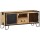 vidaXL TV-Schrank 110x31x46 cm Raues Mangoholz