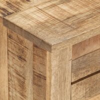 vidaXL TV-Schrank 110x30x40 cm Raues Mangoholz