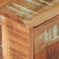 vidaXL Beistelltisch 40x40x45 cm Altholz Massiv