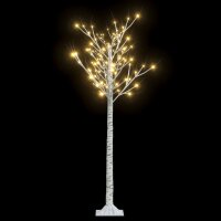 vidaXL Weihnachtsbaum 140 LEDs 1,5 m Warmweiß Weide...