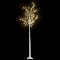 vidaXL Weihnachtsbaum 180 LEDS 1,8m Warmweiß Weide...