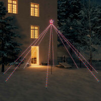 vidaXL Weihnachtsbaum-Lichterkette Indoor Outdoor 800...