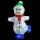 vidaXL LED-Weihnachtsfigur Schneemann Acryl Indoor und Outdoor 30 cm