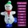 vidaXL LED-Weihnachtsfigur Schneemann Acryl Indoor und Outdoor 30 cm