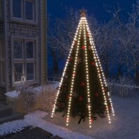 vidaXL Weihnachtsbaum-Lichternetz mit 400 LEDs Kaltwei&szlig; 400 cm