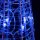 vidaXL LED-Kegel Acryl Weihnachtsdeko Pyramide Blau 90 cm