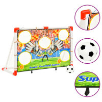 vidaXL Fu&szlig;balltor-Set mit Torwand 120x51x77,5 cm