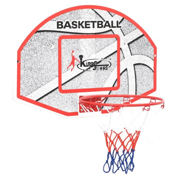 vidaXL 5-tlg. Basketball-Set f&uuml;r die Wandmontage 66x44,5 cm