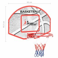 vidaXL 5-tlg. Basketball-Set f&uuml;r die Wandmontage 66x44,5 cm