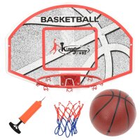 vidaXL 5-tlg. Basketball-Set f&uuml;r die Wandmontage 66x44,5 cm