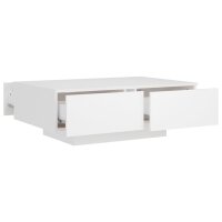 vidaXL Couchtisch Wei&szlig; 90x60x31 cm Holzwerkstoff