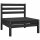 vidaXL 3-tlg. Garten-Lounge-Set Massivholz Kiefer Schwarz